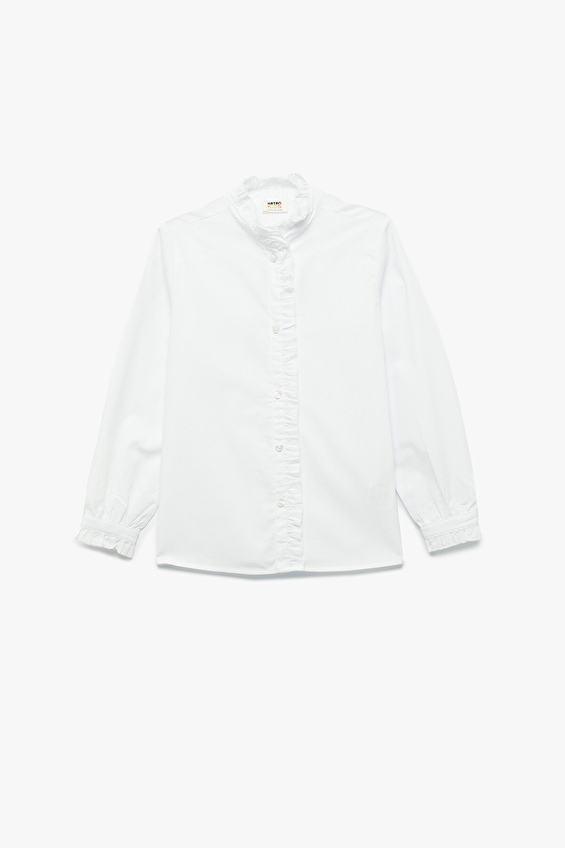 Koton Kız Çocuk Gömlek 6WKG60006AW Koton Kız Çocuk Gömlek 6WKG60006AW