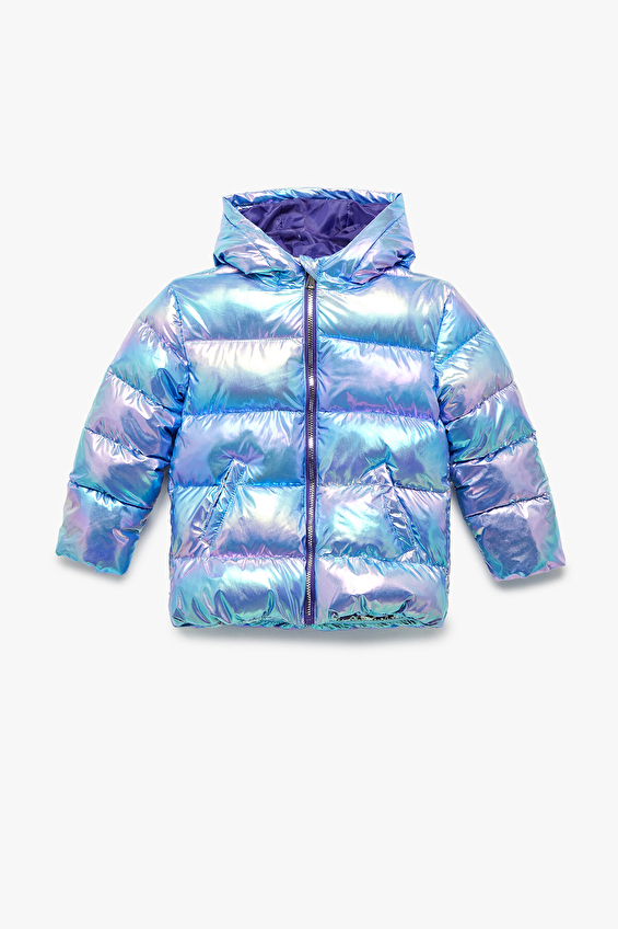 Koton Kız Çocuk Ceket 6WKG20023AW Mavi Koton Kız Çocuk Ceket 6WKG20023AW Mavi