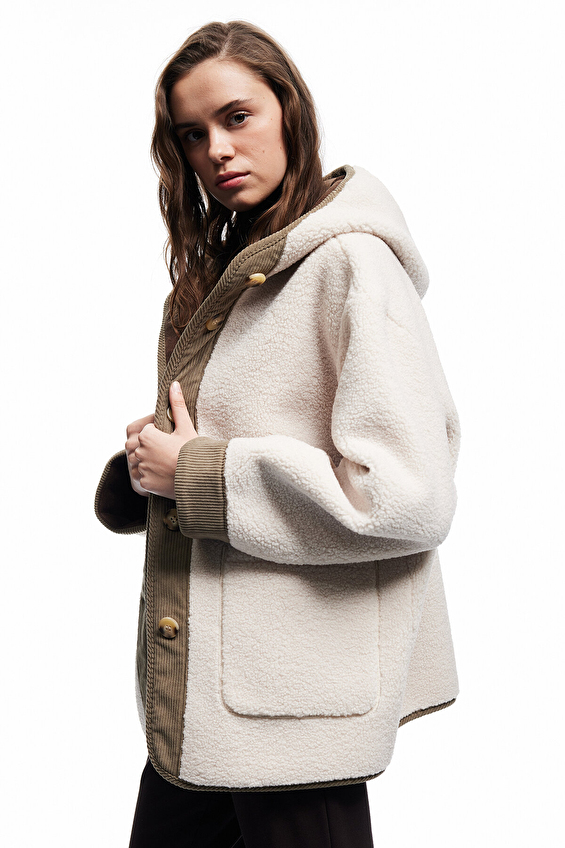 Koton Kadın Kaban 6WAK00068EW Ekru Koton Kadın Kaban 6WAK00068EW Ekru