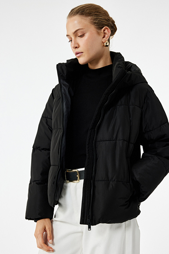 Koton Kadın Mont 6WAK20123EW Siyah Koton Kadın Mont 6WAK20123EW Siyah