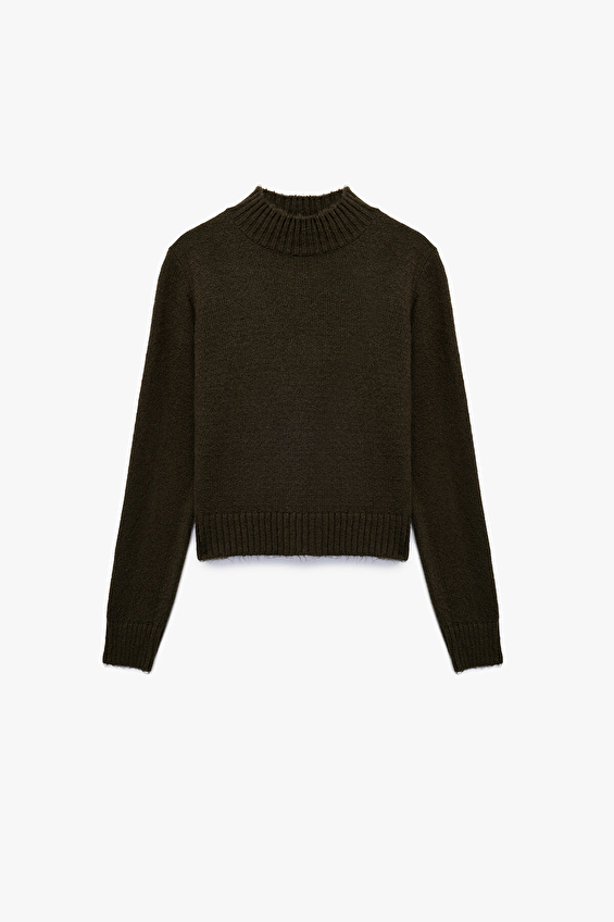 Koton Kadın Kazak 6WAK90026HT Haki Koton Kadın Kazak 6WAK90026HT Haki