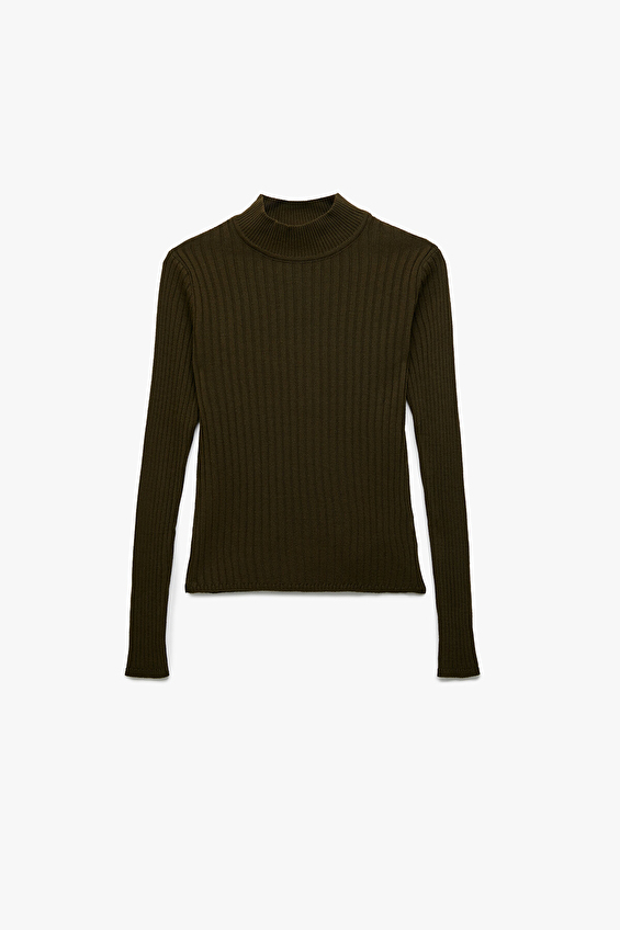 Koton Kadın Kazak 6WAK90027HT Haki Koton Kadın Kazak 6WAK90027HT Haki