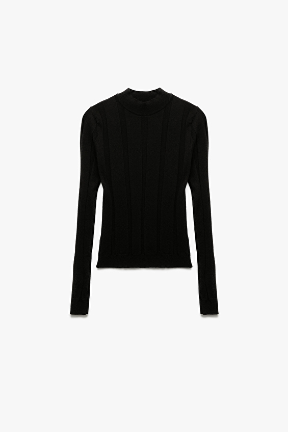 Koton Kadın Kazak 6WAK90036HT Siyah Koton Kadın Kazak 6WAK90036HT Siyah