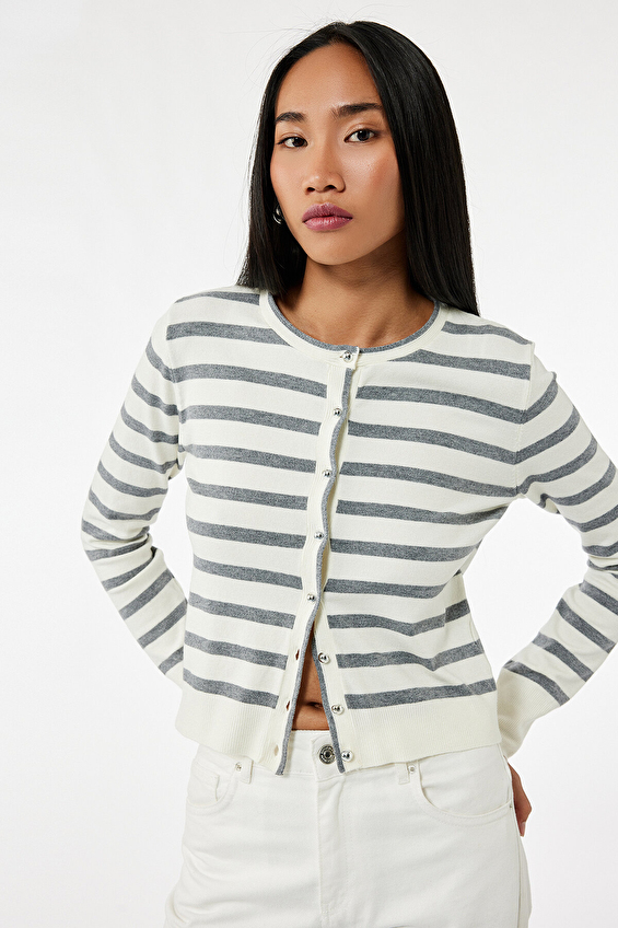 Koton Kadın Hırka 6WAK90046HT Gri Koton Kadın Hırka 6WAK90046HT Gri