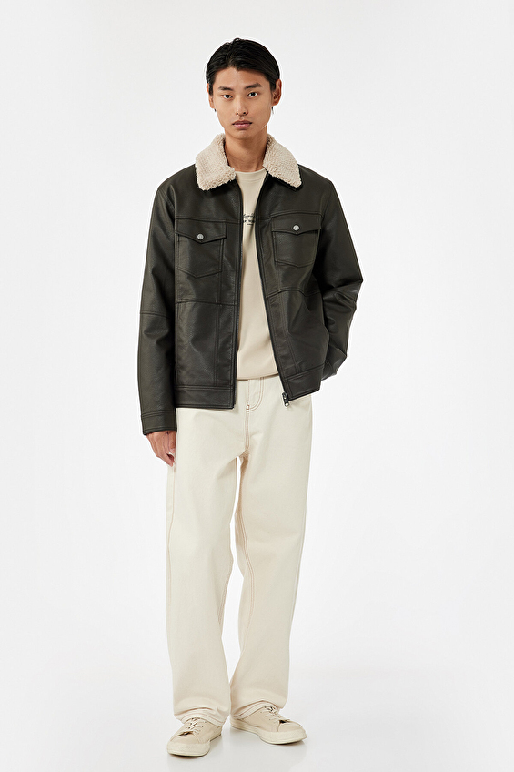 Koton Slim Fit Erkek Ceket 6WAM20128HW Kahverengi Koton Slim Fit Erkek Ceket 6WAM20128HW Kahverengi