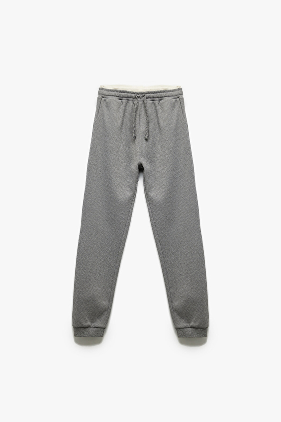 Koton Regular Fit Erkek Çocuk Eşofman Alt 6WKB40005TK Gri Koton Regular Fit Erkek Çocuk Eşofman Alt 6WKB40005TK Gri