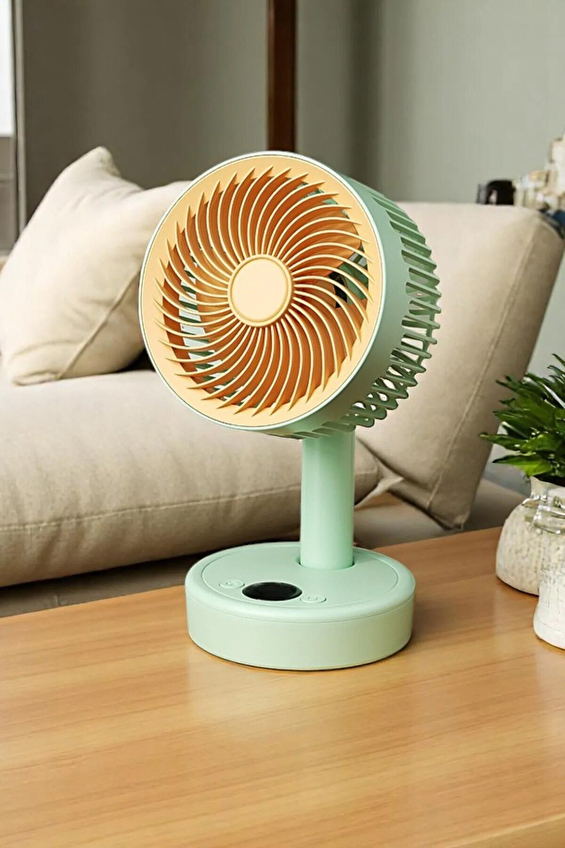 Fressi Taşınabilir Masaüstü USB Fan Yeşil JAF17