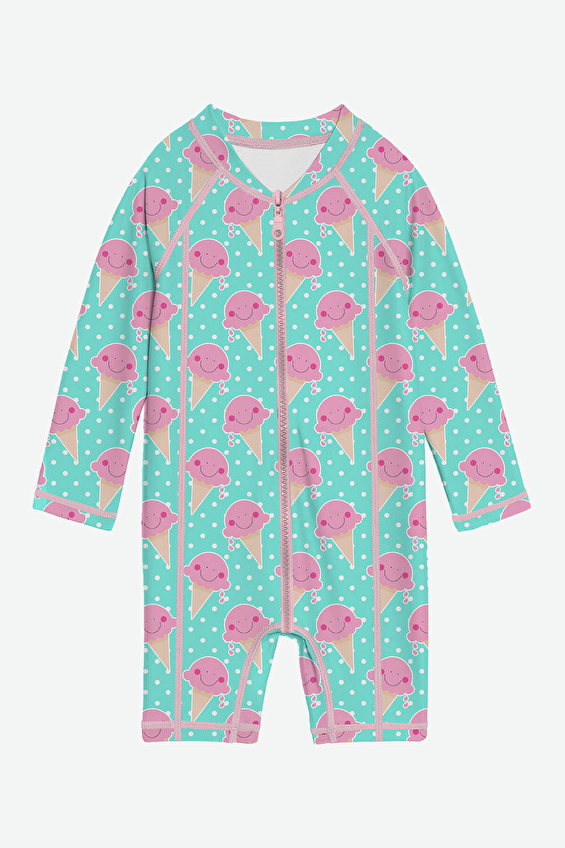 Slipstop Bebek Mayo YUMMY BATHINGSUIT Renkli