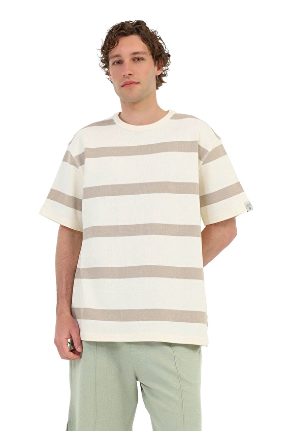 Lumberjack Erkek Tişört TUSK 11BS100 Bej Lumberjack Erkek Tişört TUSK 11BS100 Bej