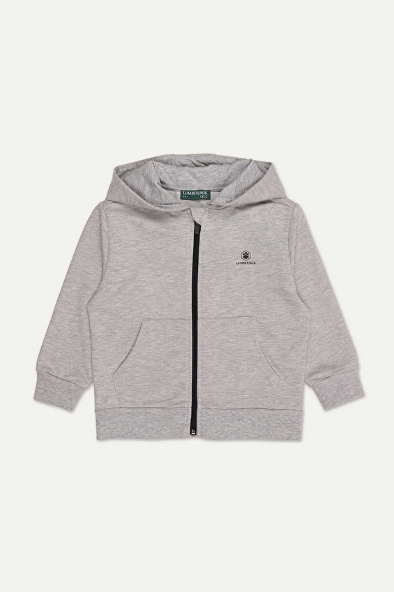 Lumberjack Örme Erkek Çocuk Sweatshirt SN72 Gri Lumberjack Örme Erkek Çocuk Sweatshirt SN72 Gri