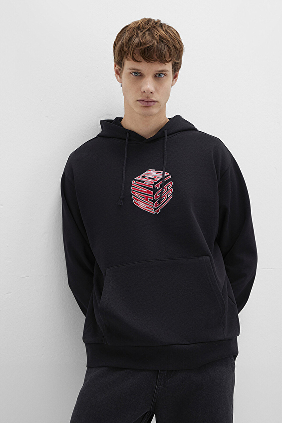 Mavi Erkek Sweatshirt M0S10397 900 Siyah Mavi Erkek Sweatshirt M0S10397 900 Siyah