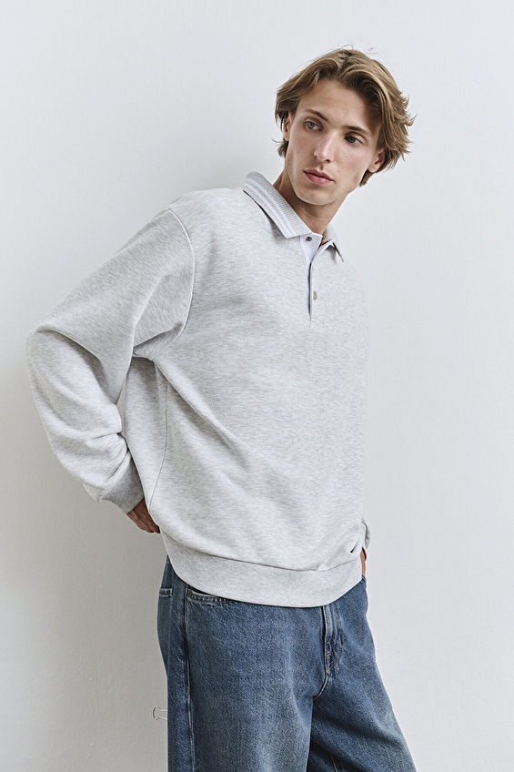 Mavi Erkek Sweatshirt M0S10390 82498 Gri Mavi Erkek Sweatshirt M0S10390 82498 Gri