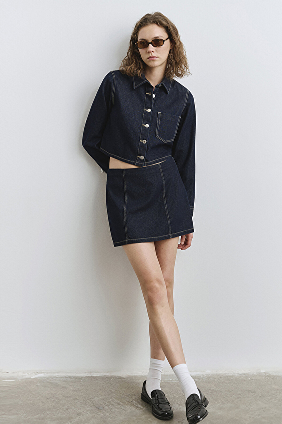 Mavi Slim Fit Kadın Etek M1310721 85481 Indıgo Mavi Slim Fit Kadın Etek M1310721 85481 Indıgo