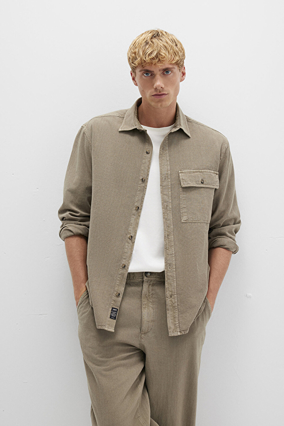 Mavi Erkek Gömlek M0211668 71816 Haki Mavi Erkek Gömlek M0211668 71816 Haki