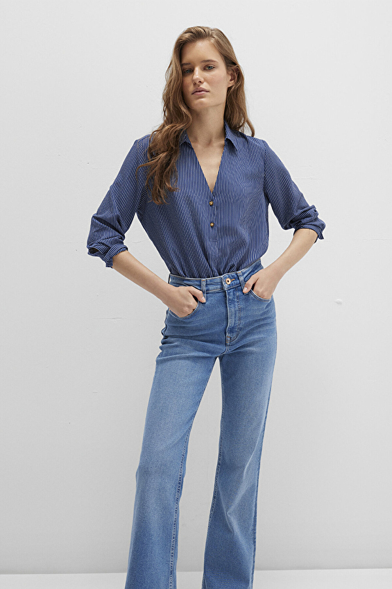 Mavi Kadın Bluz M122400 80736 Lacivert Mavi Kadın Bluz M122400 80736 Lacivert