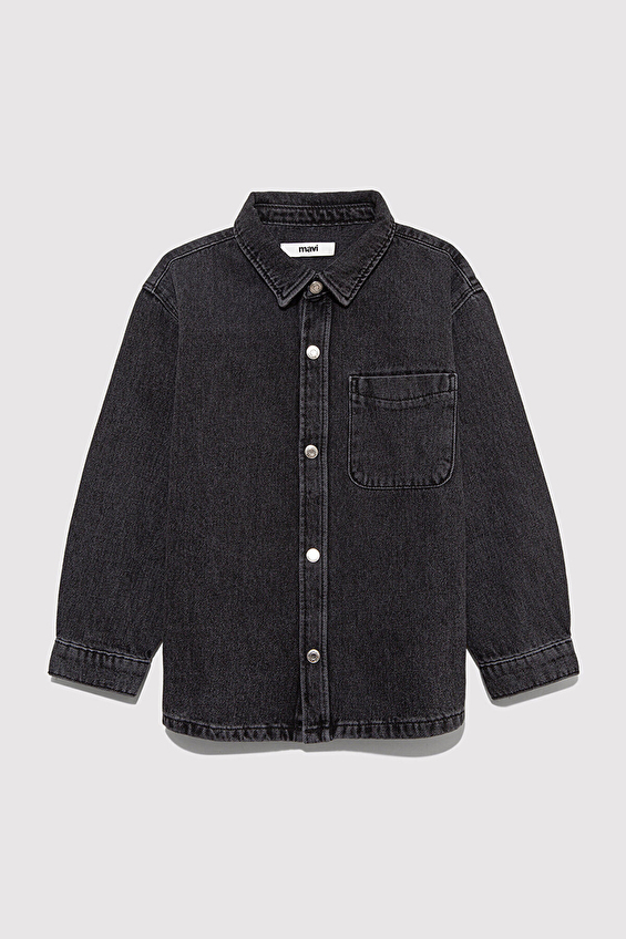 Mavi Erkek Çocuk Kot Gömlek M6210000-89447 Mavi Erkek Çocuk Kot Gömlek M6210000-89447