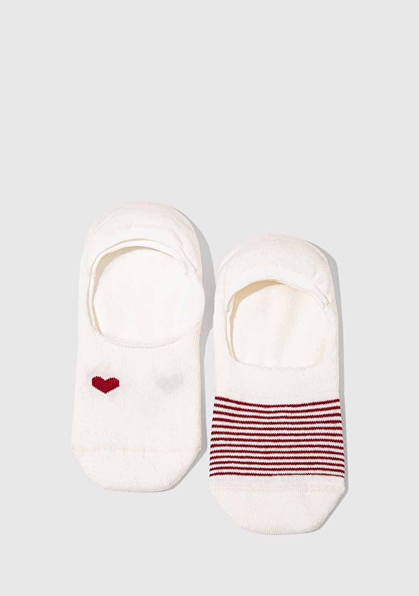 Mavi Kadın Babet Çorap M1913552 620 BYZ Beyaz Mavi Kadın Babet Çorap M1913552 620 BYZ Beyaz