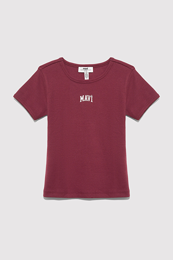 Mavi Kız Çocuk Tişört M7610350-70393 Mavi Kız Çocuk Tişört M7610350-70393