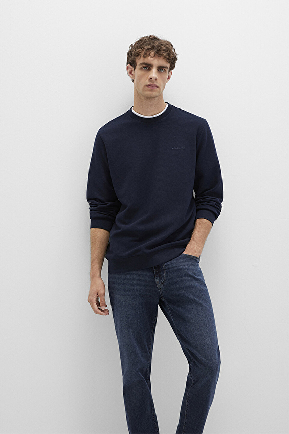 Mavi Erkek Sweatshirt M0S10480 80872 Lacivert Mavi Erkek Sweatshirt M0S10480 80872 Lacivert