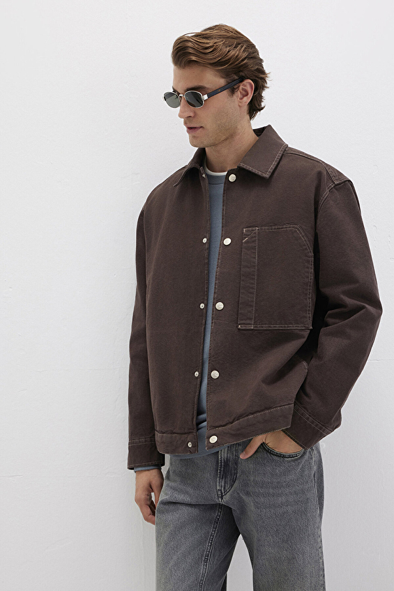 Mavi Erkek Gömlek M0211779 70219 Kahverengi Mavi Erkek Gömlek M0211779 70219 Kahverengi