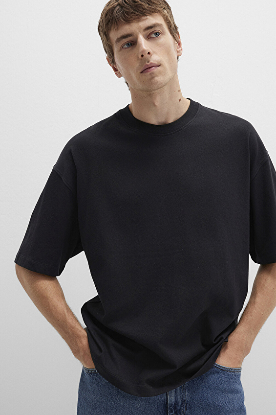 Mavi Erkek Tişört M0613113 900 Siyah Mavi Erkek Tişört M0613113 900 Siyah