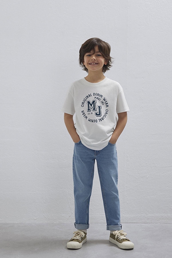 Mavi Erkek Çocuk Tişört M6610395-70057 Mavi Erkek Çocuk Tişört M6610395-70057