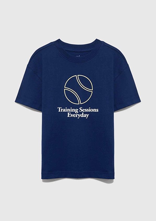 Mavi Erkek Çocuk Tişört M6610402-70491 Mavi Erkek Çocuk Tişört M6610402-70491