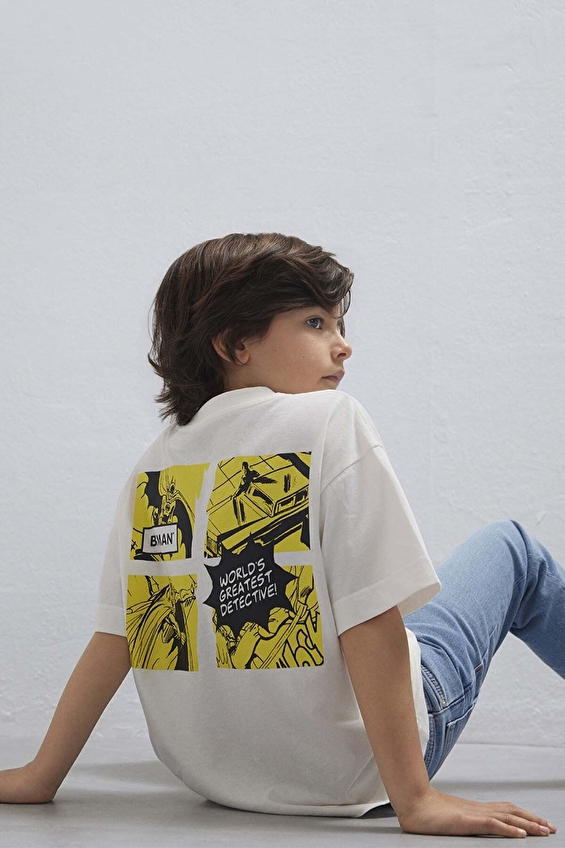 Mavi Erkek Çocuk Tişört M6610420 70057 M6610420-70057 Krem Mavi Erkek Çocuk Tişört M6610420 70057 M6610420-70057 Krem