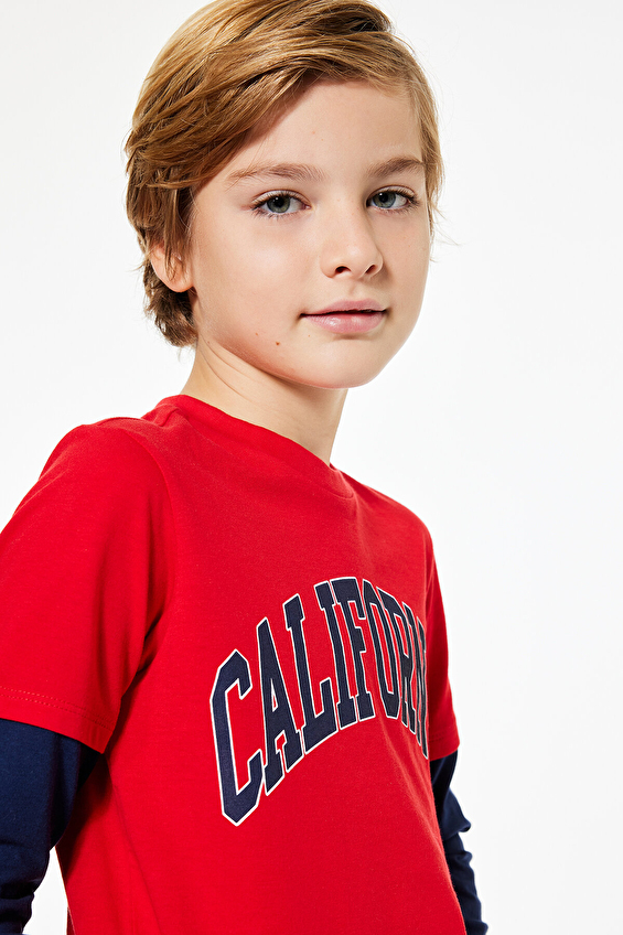 Koton Erkek Çocuk Tişört 6WKB10035TK Koton Erkek Çocuk Tişört 6WKB10035TK