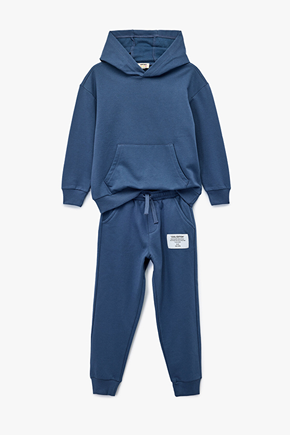 Koton Erkek Çocuk Takım 6WKB10088TK Mavi Koton Erkek Çocuk Takım 6WKB10088TK Mavi
