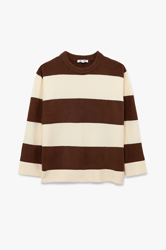 Koton Kadın Kazak 6WAL90131HT Kahverengi Koton Kadın Kazak 6WAL90131HT Kahverengi