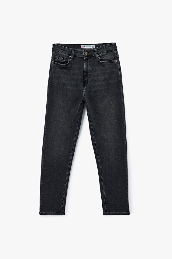 Koton Kadın Kot Pantolon 6WAL40033MD Siyah Koton Kadın Kot Pantolon 6WAL40033MD Siyah