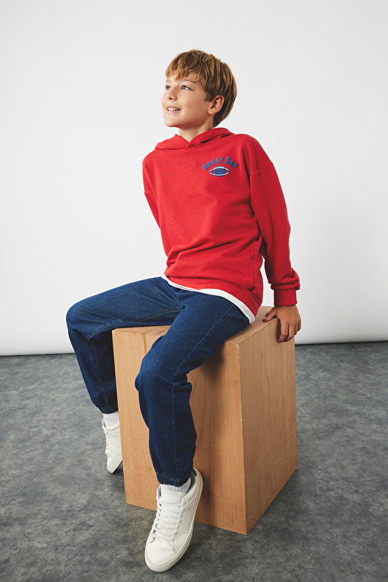 Koton Regular Fit Erkek Çocuk Kot Pantolon 6WKB40003TD Indıgo Koton Regular Fit Erkek Çocuk Kot Pantolon 6WKB40003TD Indıgo