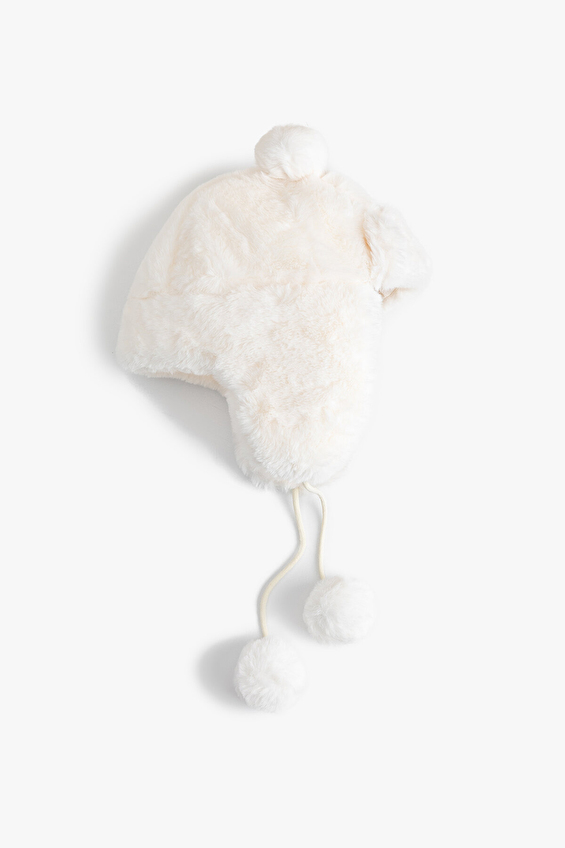 Koton Kız Çocuk Şapka 6WKG40001AA Ekru Koton Kız Çocuk Şapka 6WKG40001AA Ekru