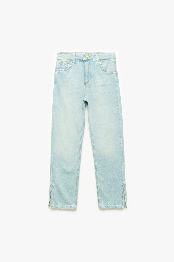 Koton Regular Fit Kız Çocuk Kot Pantolon 6WKG40023AD Indıgo Koton Regular Fit Kız Çocuk Kot Pantolon 6WKG40023AD Indıgo