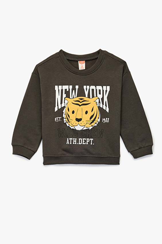 Koton Bebek Sweat 6WMB10085TK Antrasit Koton Bebek Sweat 6WMB10085TK Antrasit