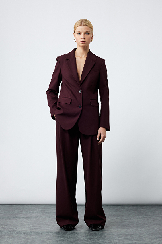 Koton Kadın Ceket 6WAK50016UW Bordo Koton Kadın Ceket 6WAK50016UW Bordo