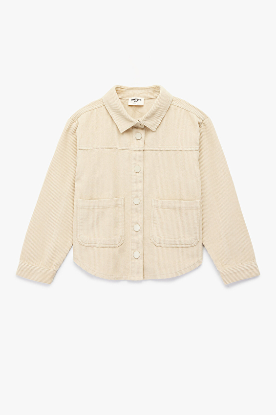 Koton Kız Çocuk Gömlek 6WKG60019AW Koton Kız Çocuk Gömlek 6WKG60019AW