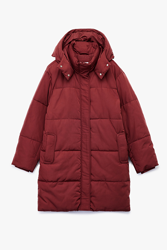 Koton Kadın Mont 6WAL00015IW Bordo Koton Kadın Mont 6WAL00015IW Bordo