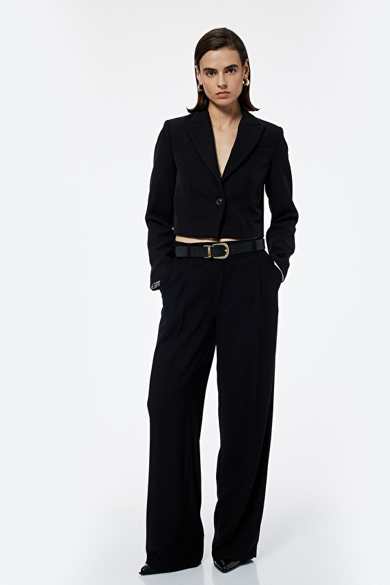 Koton Kadın Ceket 6WAK50025UW Siyah Koton Kadın Ceket 6WAK50025UW Siyah