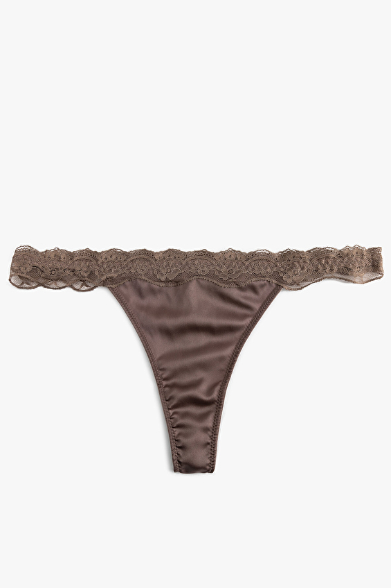 Koton Kadın Külot 6WLK30052MK KHV Kahverengi Koton Kadın Külot 6WLK30052MK KHV Kahverengi