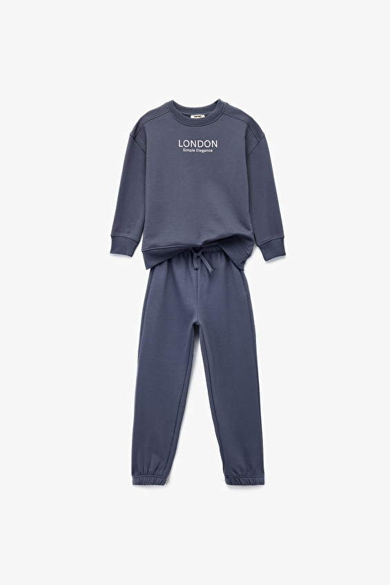 Koton Kız Çocuk Takım 6WKG10220AK Antrasit Koton Kız Çocuk Takım 6WKG10220AK Antrasit