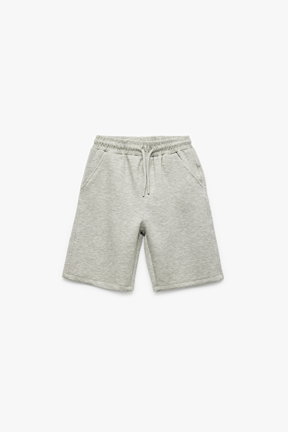 Koton Erkek Çocuk Şort 5SKB40059TK Gri Koton Erkek Çocuk Şort 5SKB40059TK Gri
