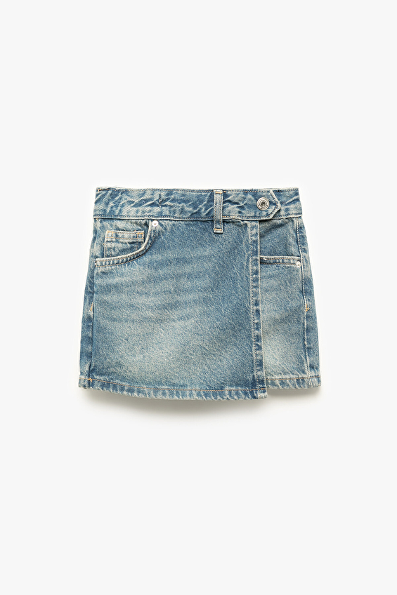 Koton Kız Çocuk Kot Şort 5SKG40136AD Indıgo Koton Kız Çocuk Kot Şort 5SKG40136AD Indıgo