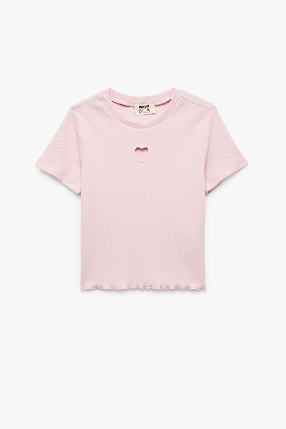 Koton Kız Çocuk Tişört 5SKG10050AK Pembe Koton Kız Çocuk Tişört 5SKG10050AK Pembe