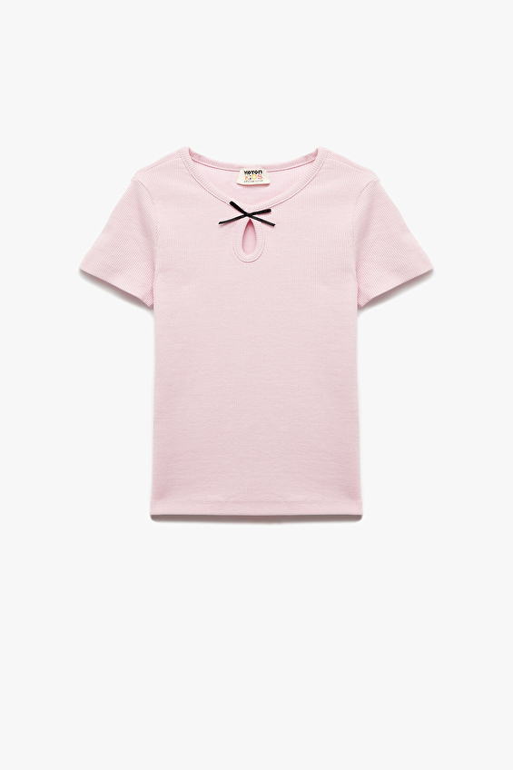 Koton Kız Çocuk Tişört 5SKG10524AK Pembe Koton Kız Çocuk Tişört 5SKG10524AK Pembe