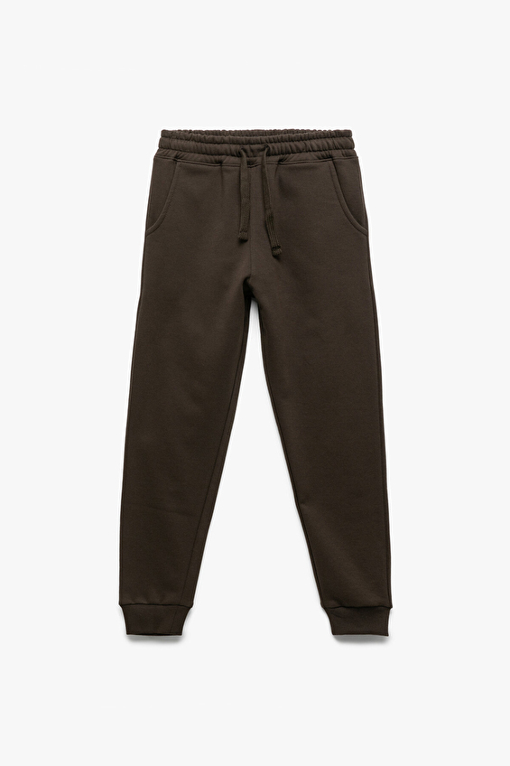 Koton Regular Fit Erkek Çocuk Eşofman Alt 6WKB40010TK Kahverengi Koton Regular Fit Erkek Çocuk Eşofman Alt 6WKB40010TK Kahverengi