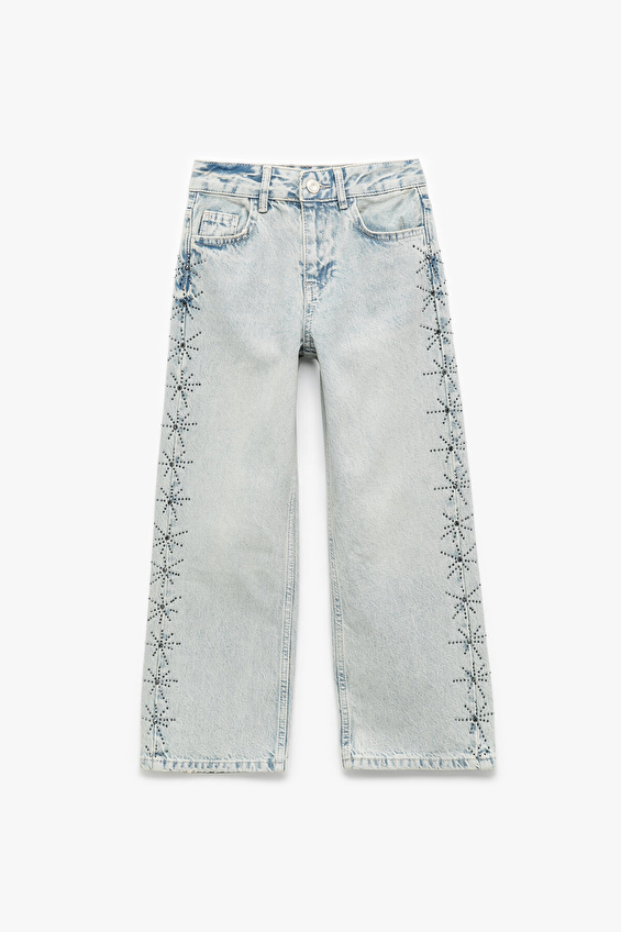 Koton Kız Çocuk Pantolon K 6WKG40034AD Indıgo Koton Kız Çocuk Pantolon K 6WKG40034AD Indıgo