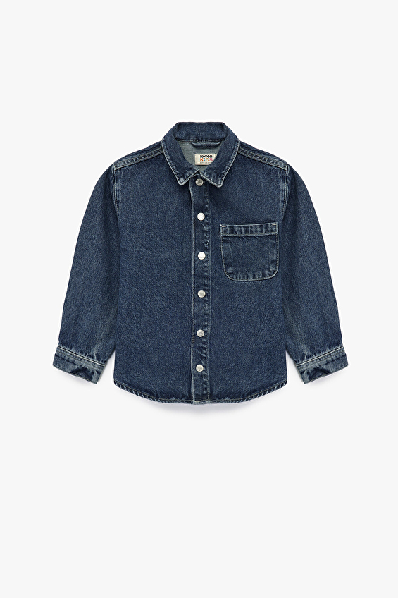 Koton Kız Çocuk Ceket 6WKG60001AD Indıgo Koton Kız Çocuk Ceket 6WKG60001AD Indıgo