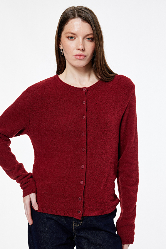 Koton Kadın Hırka 6WAK90040HT Bordo Koton Kadın Hırka 6WAK90040HT Bordo